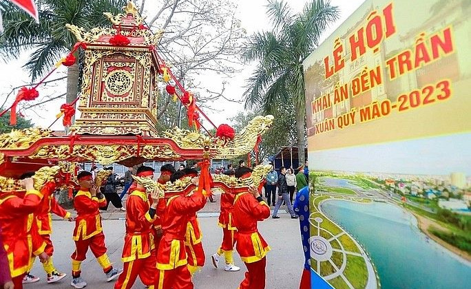 Nam Định: Lễ hội Khai ấn Đền Trần năm 2023